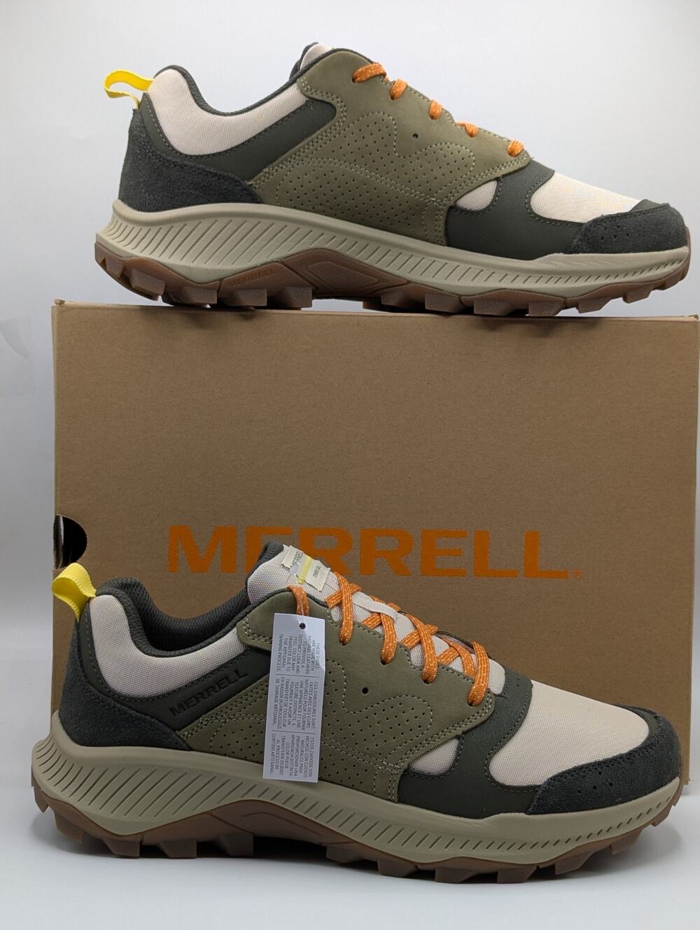 Merrell Tempo Sol Mens Size 11 Hiking Shoes Dark Moss J038729 New